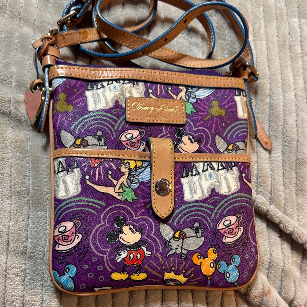 Dooney & Bourke Purple Disney Crossbody Bag
